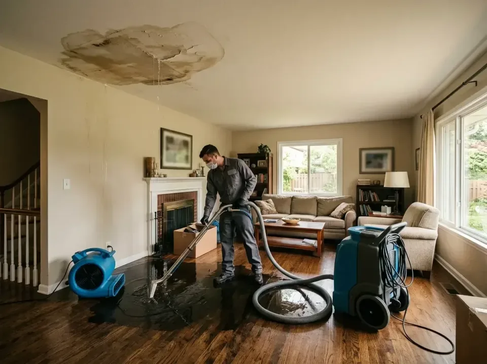 attic-pipe-burst-ceiling-drip-008 — frequently asked questions, Water Damage Restoration & Carpet Care in Milford, NE